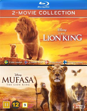 LEIJONAKUNINGAS - LIVE ACTION 1-2 (Lion King & Mufasa) (2 disc) - BLU-RAY LEIJONAKUNINGAS - LIVE ACTION 1-2 (Lion King & Mufasa) (2 disc) - BLU-RAY